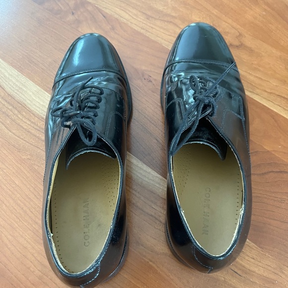 Cole Haan Black Leather Oxfords main image 5